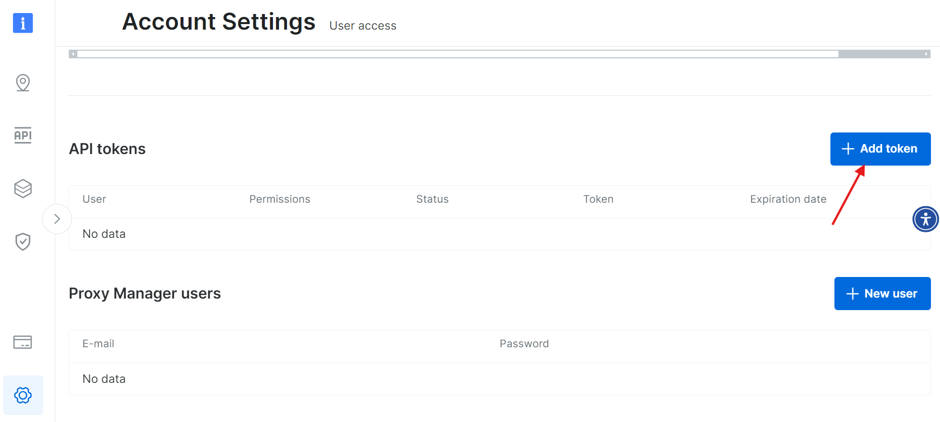Adding a new token for your account