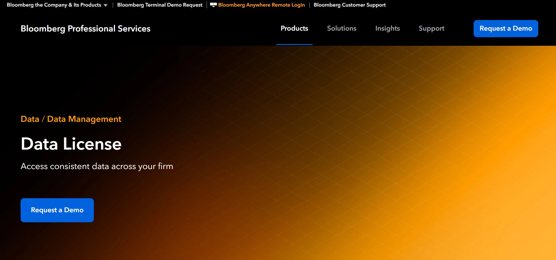 Licence de données Bloomberg