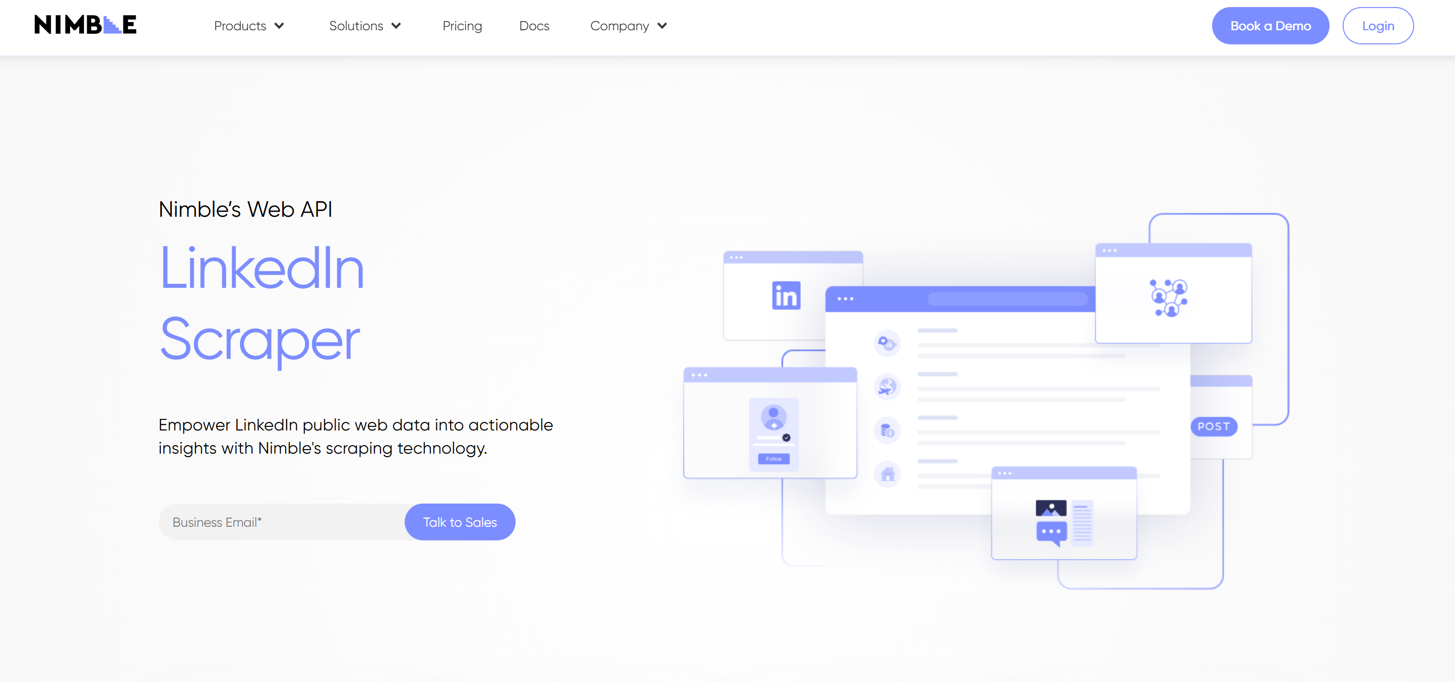 Le scraper LinkedIn de Nimble