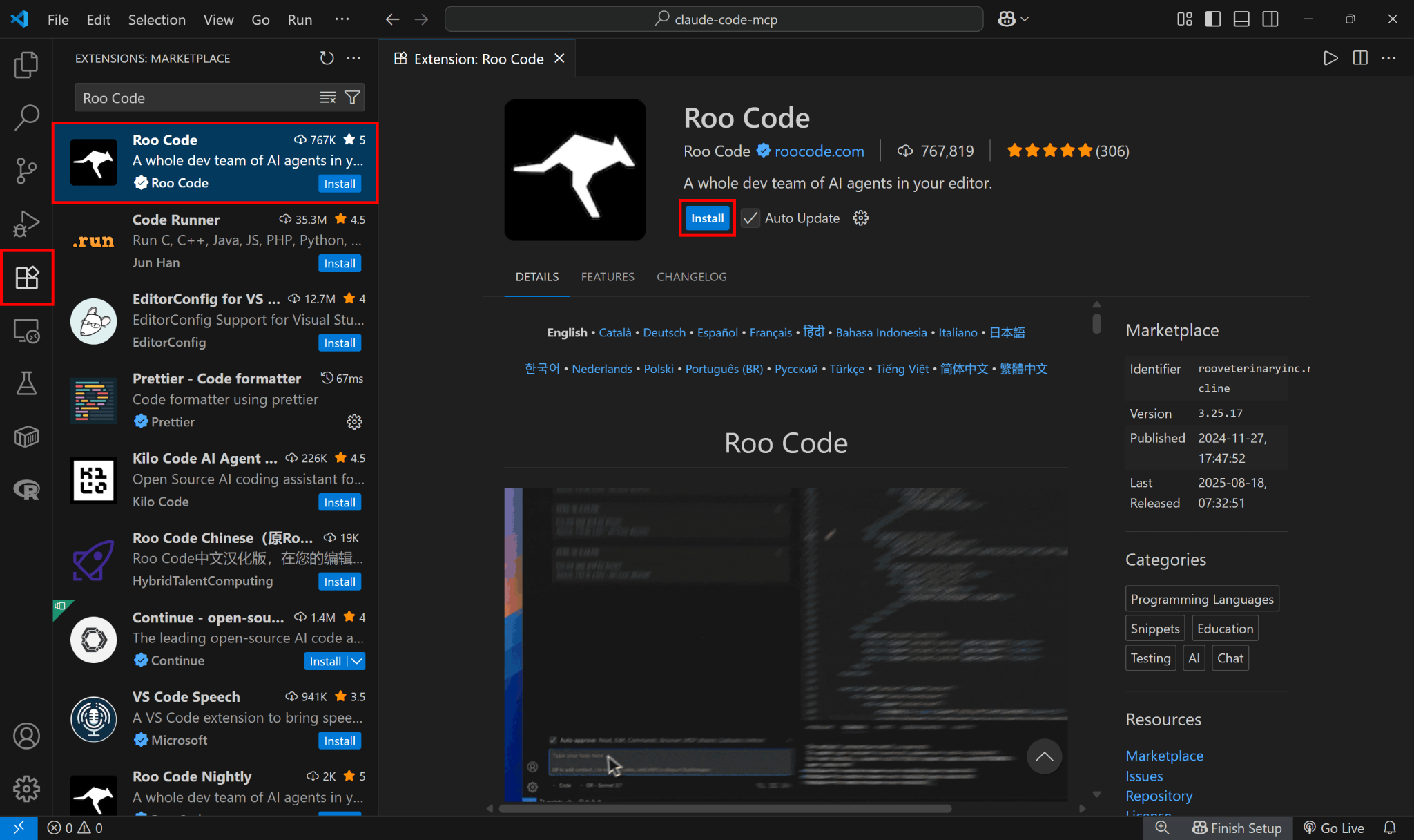 Laylar Roo Connecter Roo Code à Bright Data Web MCP dans VS Code