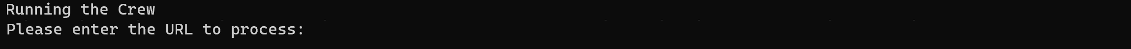 L'invite URL de l'application AI