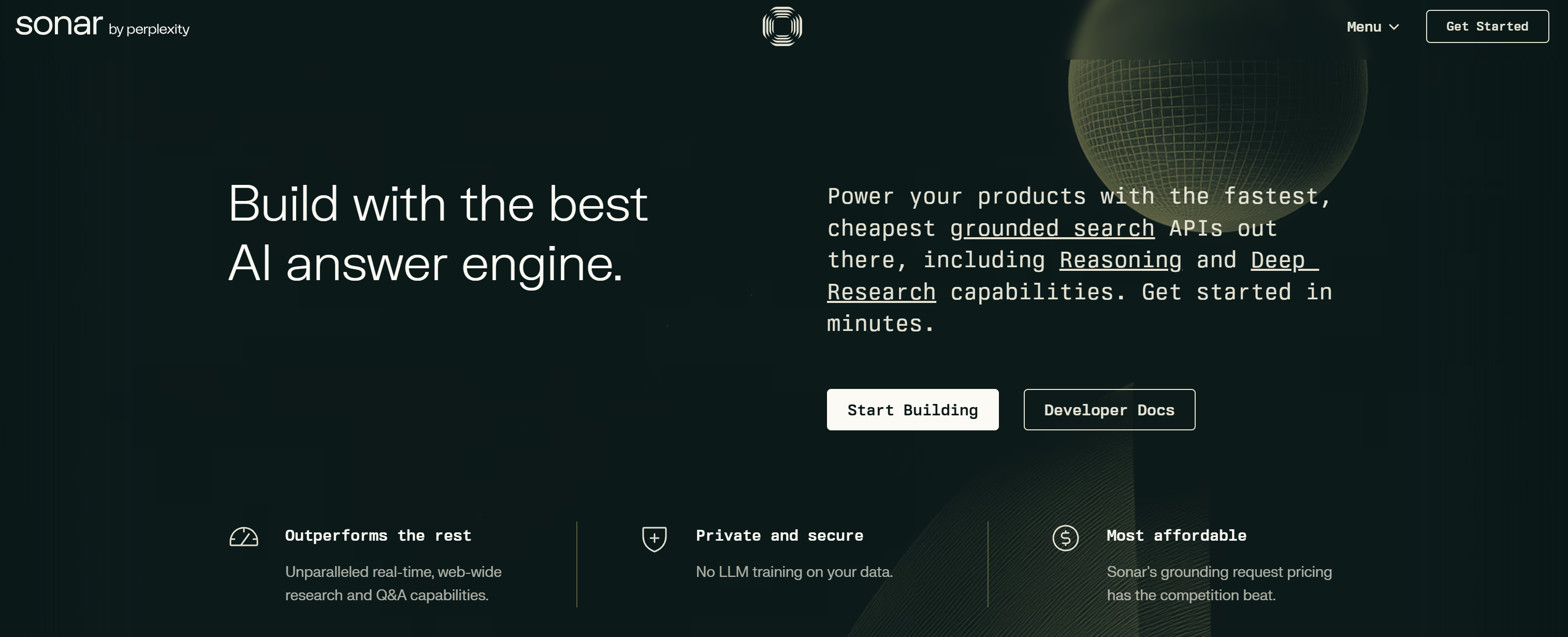 Site web de Sonar