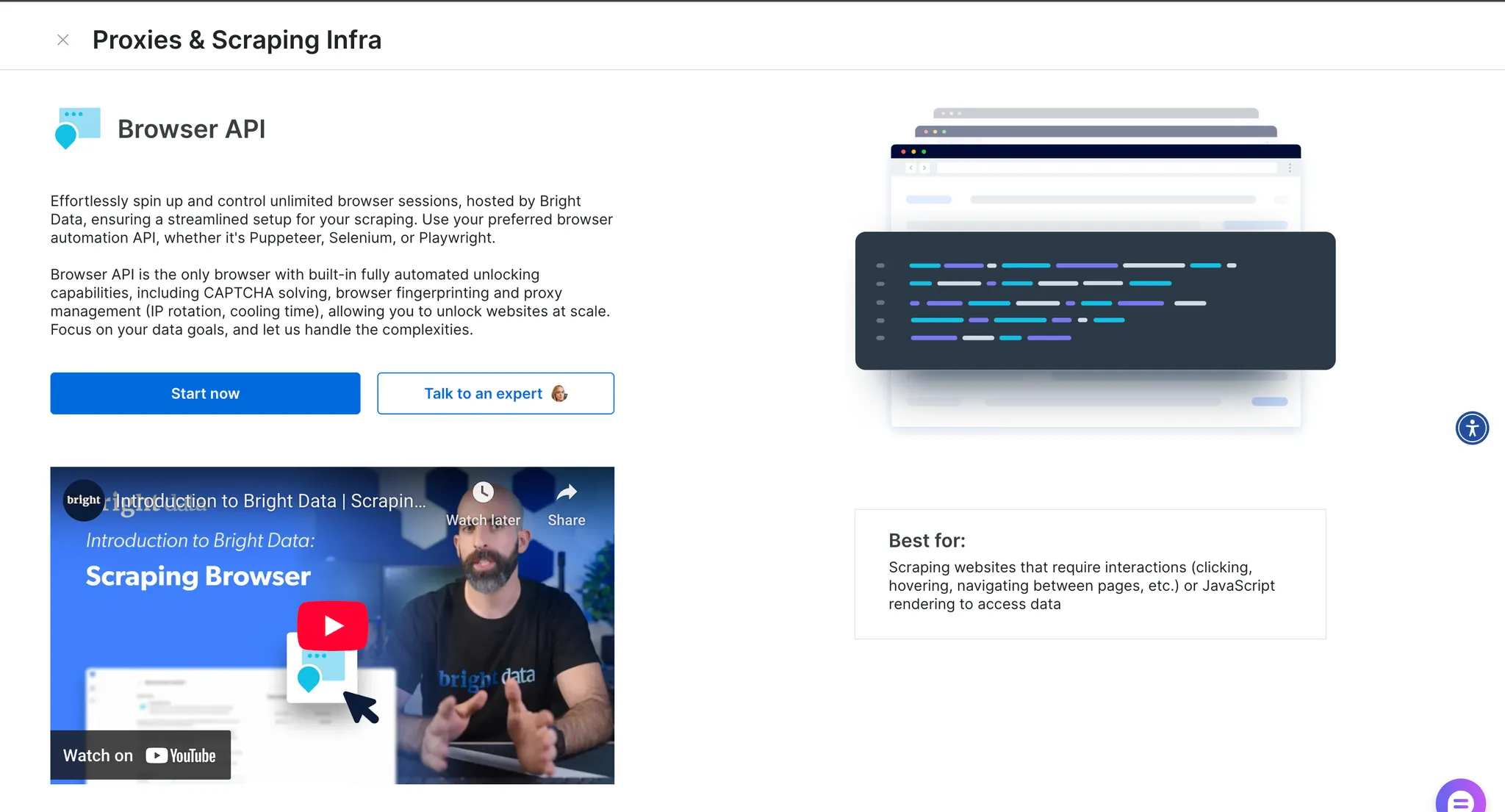 Informations complémentaires sur Browser API