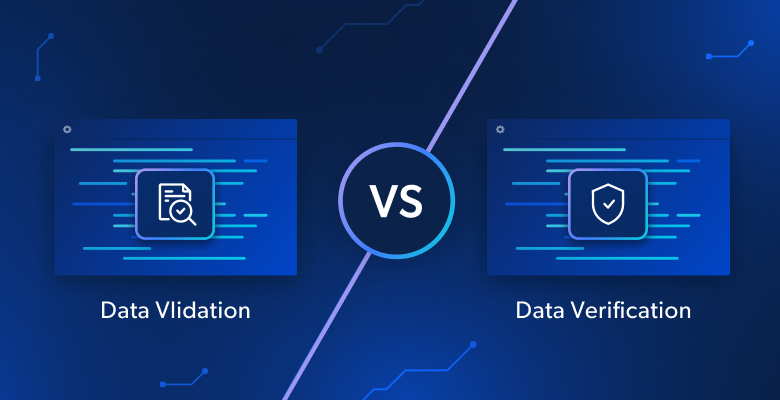 Data Vlidation vs Data Verification