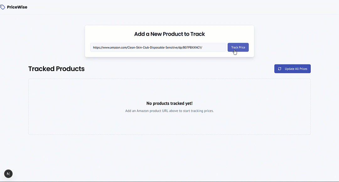 Your web application in action at Amazon product info retrieval