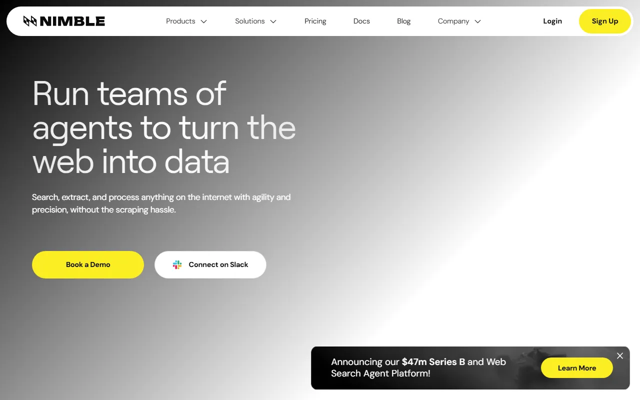 API de scraping web Nimble