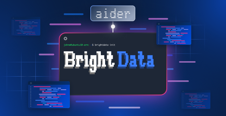 Aider with Bright Data CLI